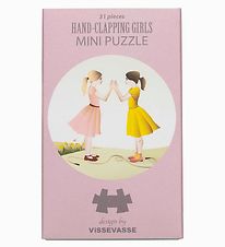 Vissevasse Puzzlespiel - Mini - 11x11 cm - Handklatschende Hand-