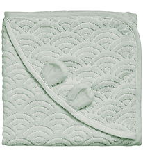 Cam Cam Hooded Towel - 80x80 - Dusty Green w. Ears