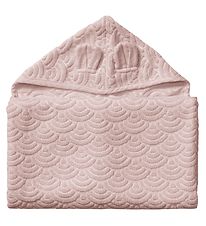 Cam Cam Hooded Towel - 70x130 - Dusty Rose w. Ears