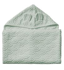 Cam Cam Hooded Towel - 70x130 cm - Dusty Green w. Ears