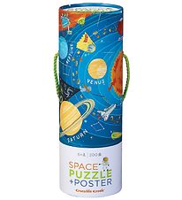 Crocodile Creek Jigsaw Puzzle & Poster - 200 Bricks - Space