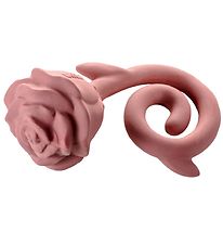 Natruba Teether - Natural Rubber - Rose - Red