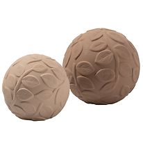 Natruba Balls - Natural Rubber - 2-pack - Beige/Rose