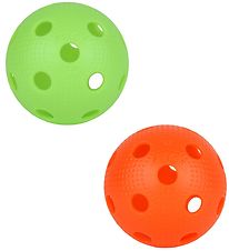Stiga Ballen - Floorball - 2-pack - Oranje/Limoen Groen