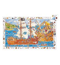 Djeco Puzzel - 100 Bakstenen - Piratenschip