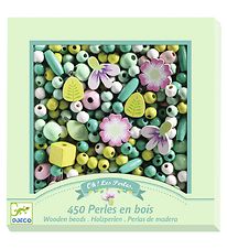 Djeco Wooden Beads - 450 pcs. Flowers and Plants