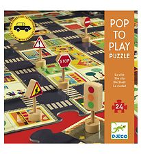 Djeco Puzzle - 24 Briques - La ville