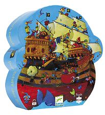 Djeco Puzzlespiel - 54 Teile - Barbarossas Schiff