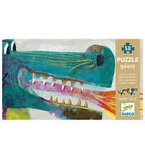Djeco Giant Puzzle - 58 Pieces - 138 cm - Leon The Dragon