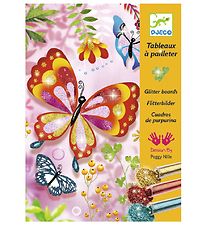 Djeco Tableaux  Paillettes - Petits animaux