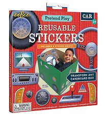 Eeboo Stickers - Wiederverwendbar - Rollenspiele - Auto