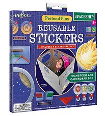 Eeboo Stickers - Wiederverwendbar - Rollenspiele - Raumschiff