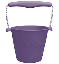 Scrunch Bucket - Silicone - 13 cm - Dark Purple