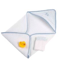 Asi Poppentoebehoren - Handdoeken met Capuchons - 36-43 cm - Wit