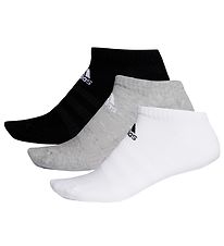 adidas Performance Ankle Socks - 3-pack - Grey Melange/Black/Whi