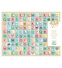 Djeco Stickers - 300 stk - 3D-alfabet
