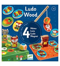 Djeco Spel - 4-in-1 - Ludo Hout