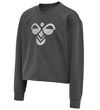 Hummel Sweatshirt - Cropped - hmlCinco - Grey
