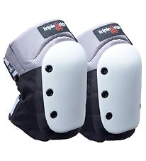 Triple Eight Knee Pads - Street Knee - Black/White