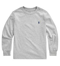 Polo Ralph Lauren Long Sleeve Top - Core Replen - Grey Melange
