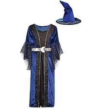 Den Goda Fen Costume - Witch w. Witch Hat - Navy/Black