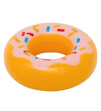 MaMaMeMo Leikfangamatur - Viður - Donut M. Bleikt Gljáður