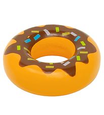 MaMaMeMo Play Food - Wood - Donut w. Brown Glaze