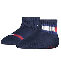 Tommy Hilfiger Bremsusokkar - 2 Pakki - Blár