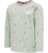 Hummel Blouse - hmlElla - Dusty Groen m. Insecten