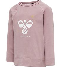 Hummel Pullover - hmlAlma - Pink m. Logo