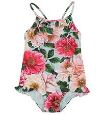 Dolce & Gabbana Maillot de Bain - Bleu av. Rose Fleurs