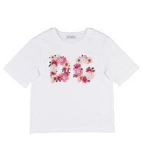 Dolce & Gabbana T-shirt - Vit m. Blommor