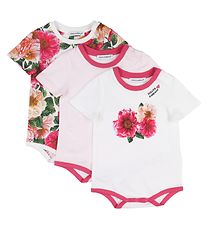 Dolce & Gabbana Gift Box - Bodysuit S/S - 3 pcs. - White/Rose