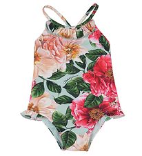 Dolce & Gabbana Maillot de Bain - Bleu av. Rose Fleurs