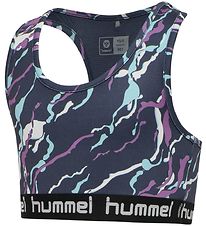 Hummel Soutien-gorge de sport - hmlMimmi - Gris Fonc av. Motif