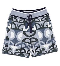 Dolce & Gabbana Shorts - Gr/Bl m. Logoer