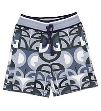 Dolce & Gabbana Íþrótta stuttbuxur - Grátt/blátt M. Merki