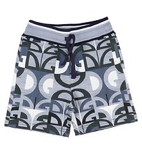 Dolce & Gabbana Sweatshorts - Grau/Blau m. Logos