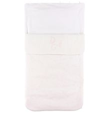 Dolce & Gabbana Footmuff - 80 cm - White w. Pink Lo