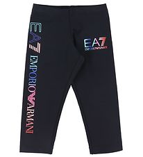 EA7 Leggings - Black w. Logo