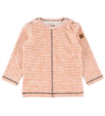 Hust and Claire Blouse - August - Orange/Blanc  Rayures