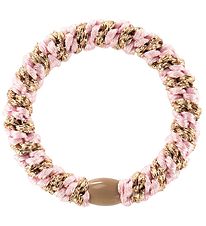 Kknekki Hair Tie - Pink/Beige Glitter