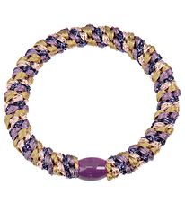 Kknekki Hair Tie - Purple/Rose/Gold Glitter