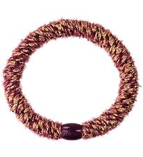 Kknekki Hair Tie - Purple/Gold Glitter