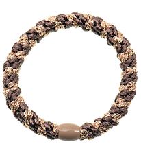 Kknekki Hair Tie - Brown/Beige Glitter