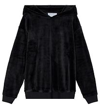 Designers Remix Hoodie - Velour - Frances - Svart