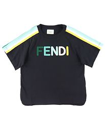 Fendi T-paita - Musta, Logo