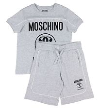 Moschino Set - T-Shirt/Shorts - Grijs Gevlekt