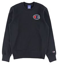 Champion Fashion Sweatshirt - Zwart m. Logo