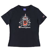 Champion Fashion T-shirt - Black w. Print